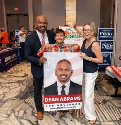 Abrams family on the campaign trail